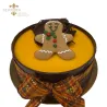 kersttaart met clementine bavarois en chocolade cremeux