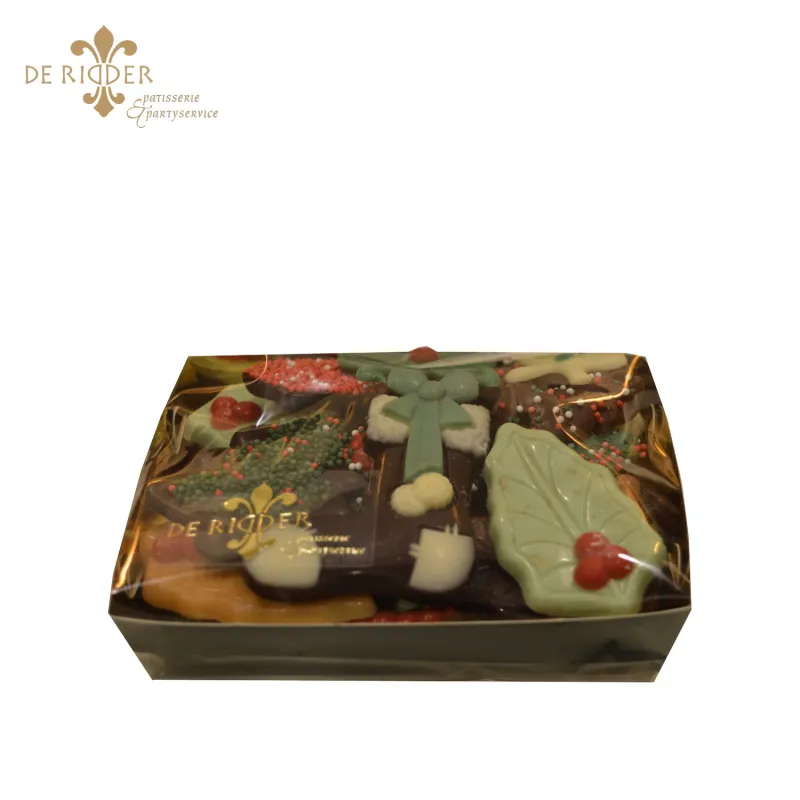 Kerstchocolade plat